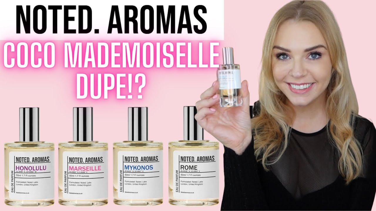 NOTED AROMAS PERFUME DUPES REVIEW | COCO MADEMOISELLE & BACCARAT ROUGE 540 DUPE? | Soki London