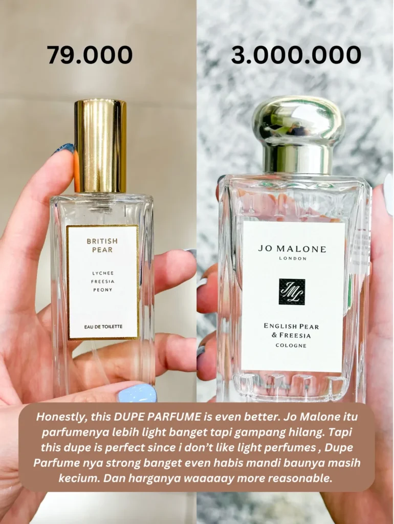 Jo Malone English Pear and Freesia Dupes