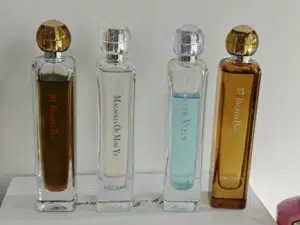 Cost and quality breakdown comparing an expensive marine floral perfume to a factory-direct affordable alternative in the USA