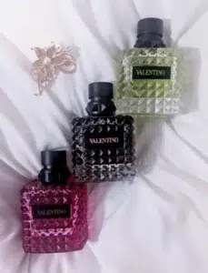 How to Find the Perfect Born in Roma Dupe: A Master Perfumer’s Guide to Accessible Luxury 1 Side-by-side comparison of a luxury Valentino Born in Roma perfume bottle and a premium factory-direct dupe alternative.