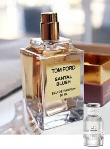 Perfume blind test photoshoot: Packaging and texture comparison between famous luxury designer fragrances and independent perfume brands.