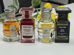 Cost and concentration breakdown comparing a $395 luxury fragrance with Imixx Perfumes No 18 Extrait de Parfum.