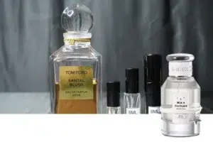 In-depth visual and color comparison between top luxury perfumes and high-quality affordable alternative fragrances.