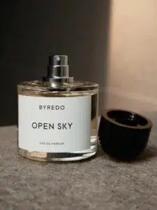 Byredo Open Sky perfume and Open Sky inspired fragrance bottle comparison