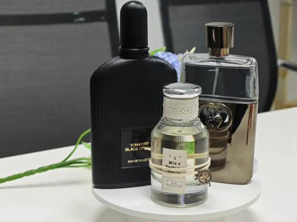 Luxury designer perfume and affordable fragrance alternative side-by-side comparison