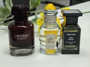 Designer cologne vs affordable inspired fragrance bottle comparison