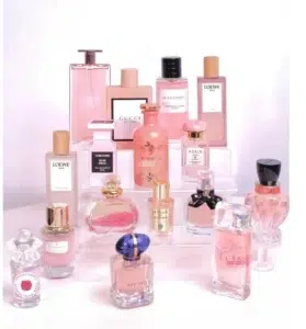 Luxury sweet scent perfume bottles showing elegant fragrance design and premium perfume inspiration