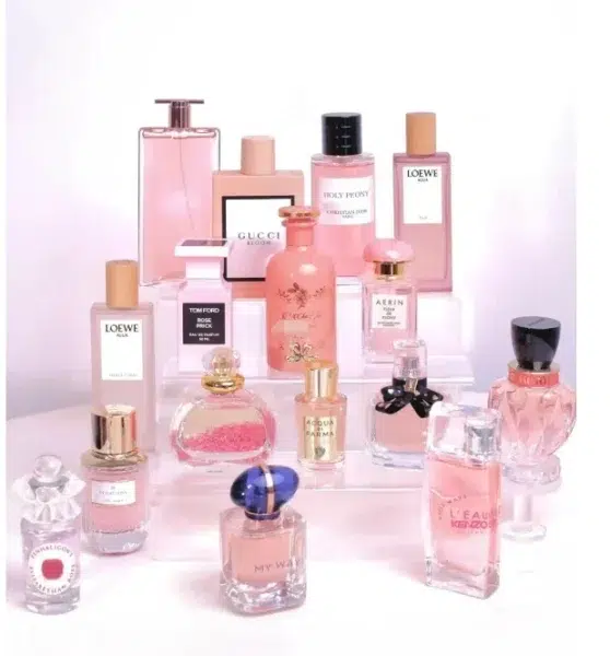 Luxury sweet scent perfume bottles showing elegant fragrance design and premium perfume inspiration