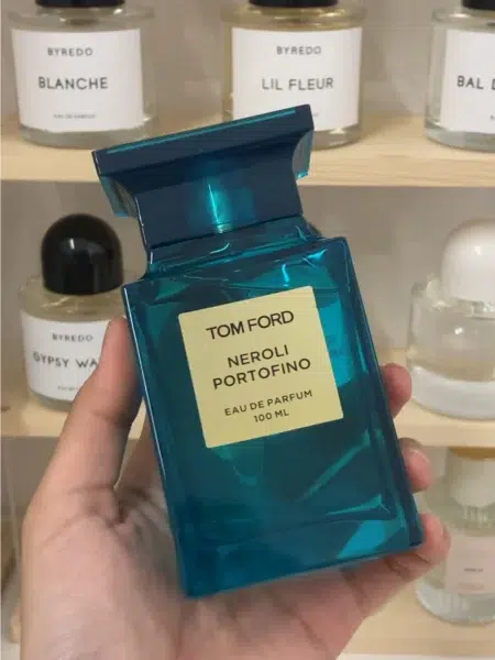 Neroli Portofino luxury fragrance and inspired citrus neroli perfume shown side by side