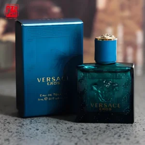 Versace Eros and an inspired fragrance side-by-side comparison showing the original luxury cologne and an affordable alternative