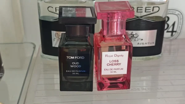 How to Choose a Tom Ford Lost Cherry Dupe in the USA: A Perfumer’s 7-Point Test for Scent, Longevity and Value 9 Tom Ford Lost Cherry and an affordable cherry-almond fragrance shown side by side for scent and value comparison
