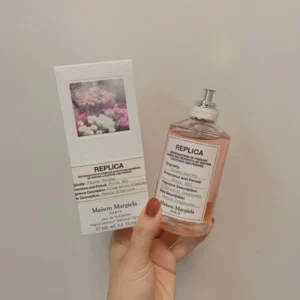 Maison Margiela Replica Flower Market and IMIXX No.46 fragrance bottles side by side