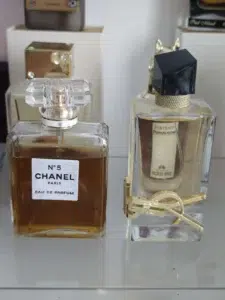 Luxury lavender vanilla perfume compared with an affordable Libre-inspired fragrance