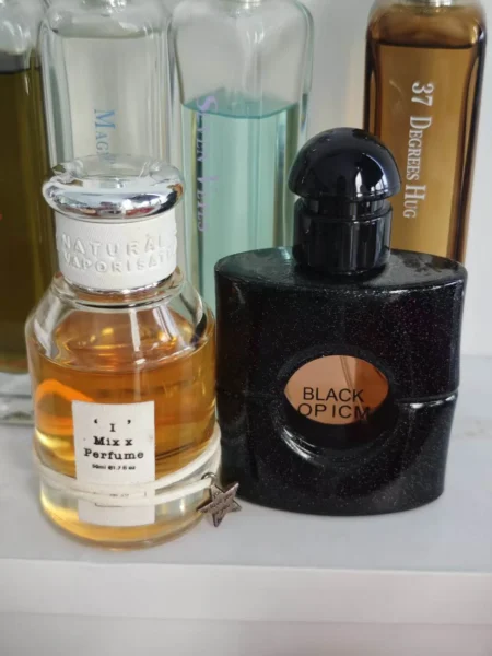 How to Choose the Best YSL Black Opium Dupe in the USA: A Perfumer’s Guide to Coffee, Vanilla, Longevity & Real Value (2026) 3 YSL Black Opium luxury perfume compared with an affordable Black Opium-inspired fragrance